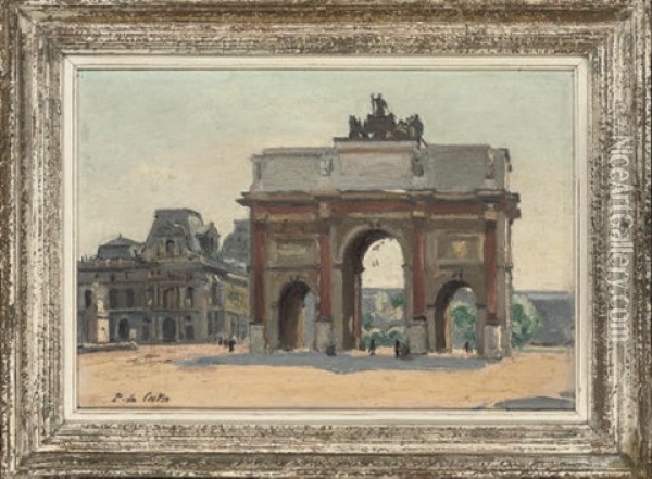 The Arc De Triomphe Oil Painting - Paul De Castro