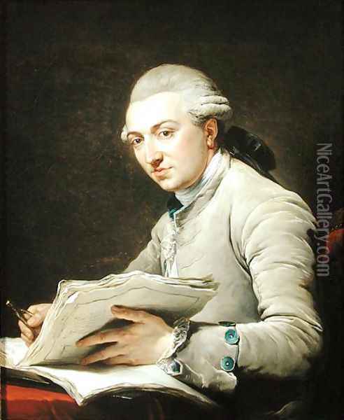 Pierre Rousseau 1750-1810 1774 Oil Painting - Francois-Andre Vincent