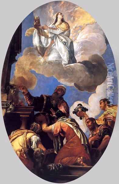 Religio and Fides (Religion and Faith) Oil Painting - Paolo Veronese (Caliari)