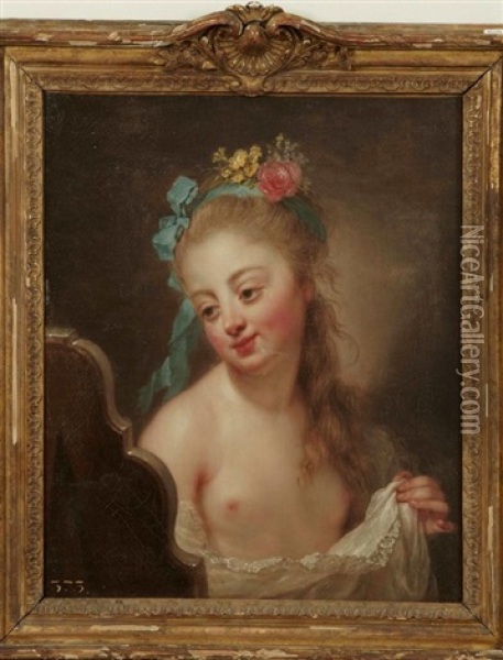La Toilette De La Jeune Fille Oil Painting - Johann Ernst Heinsius