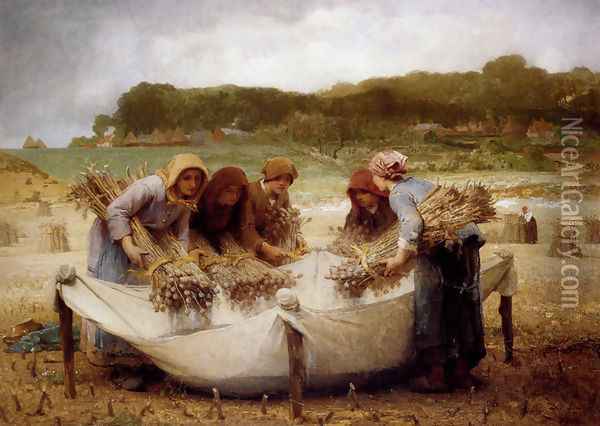The Poppy Harvest Oil Painting - Desire Francois Laugee