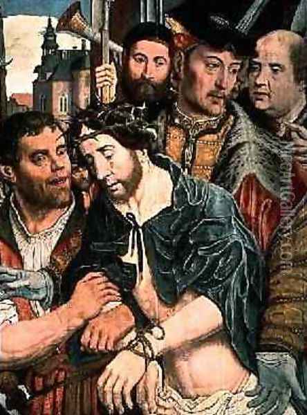 Ecce Homo 1520 Oil Painting - Jan Mostaert