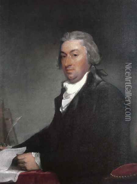 Robert R. Livingston Oil Painting - Gilbert Stuart