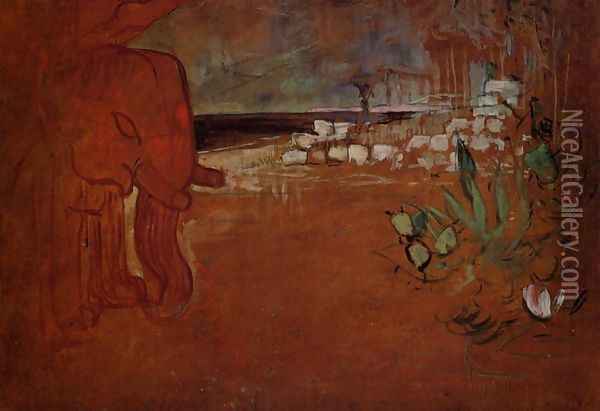 Indian Decor Oil Painting - Henri De Toulouse-Lautrec