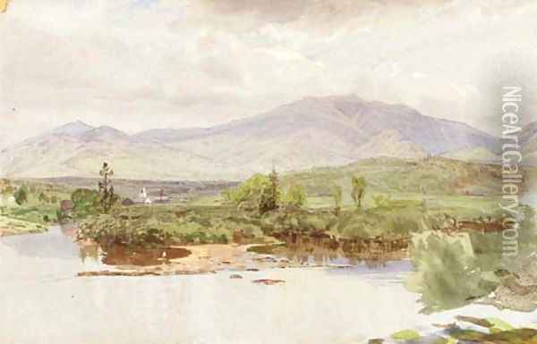 The Valley Oil Painting - William Trost Richards