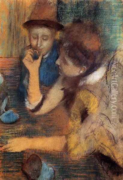 The Jewels Oil Painting - Edgar Degas