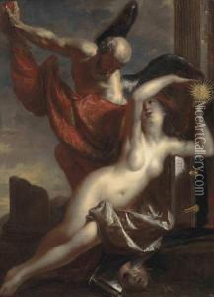 Time Revealing Truth Oil Painting - Theodor Van Thulden