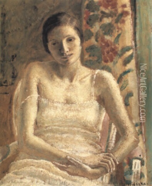 Seated Figure Oil Painting - Frederick Carl Frieseke