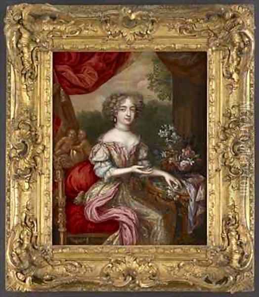Portrait of a Lady Oil Painting - Henri Gascar