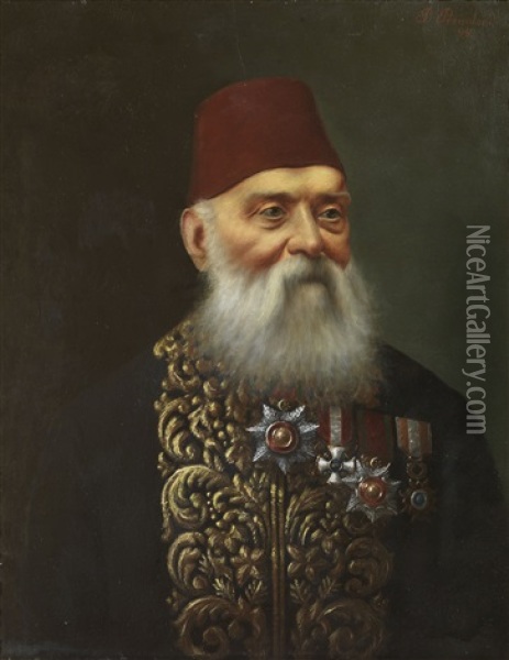 The Ottoman Oil Painting - Pavlo Prosalentis