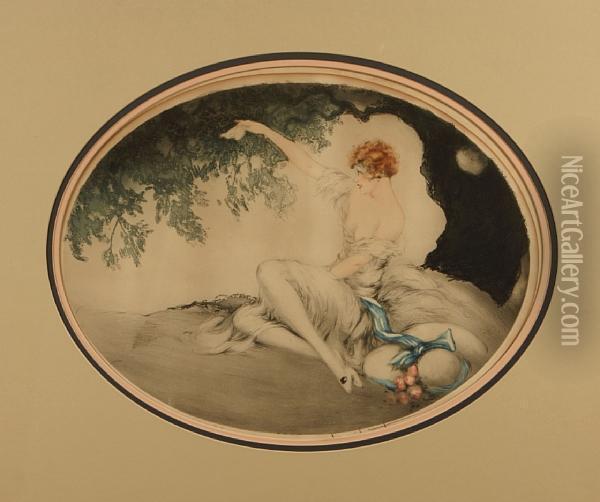 Farewell Oil Painting - Louis Icart