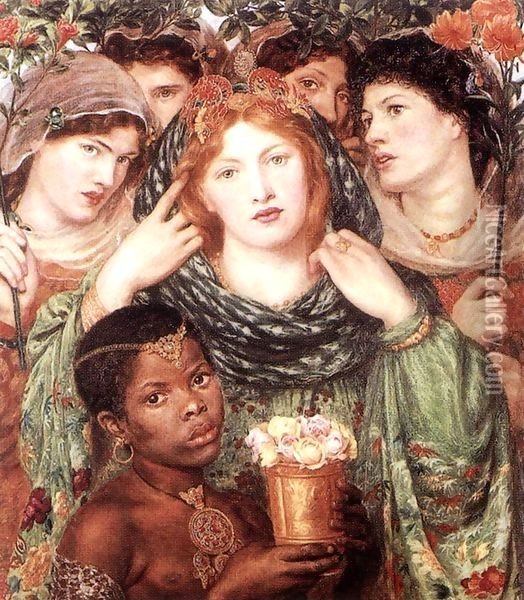 The Bride Oil Painting - Dante Gabriel Rossetti