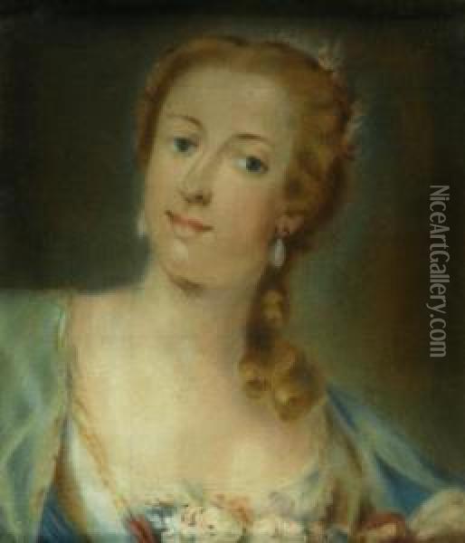 Ritratto Di Dama Oil Painting - Rosalba Carriera