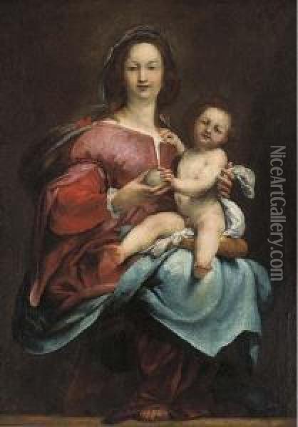 The Virgin And Child Oil Painting - Andrea Del Sarto
