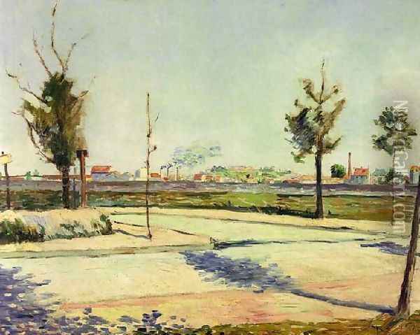 Road To Gennevilliers Oil Painting - Paul Signac