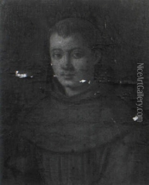 Portrait Of A Friar Oil Painting - Giovanni Bellini