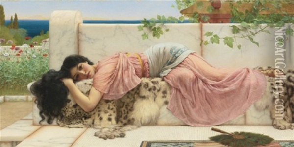When The Heart Is Young Oil Painting - John William Godward