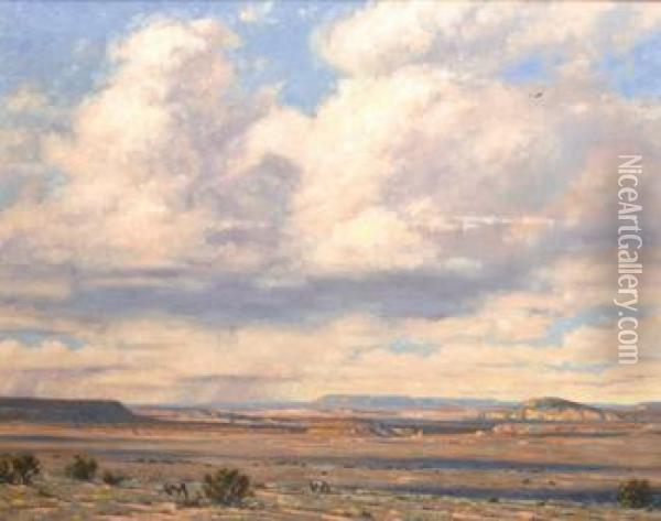 Among The Clouds Oil Painting - Robert Peter Baker