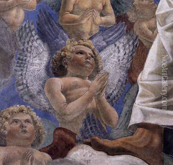 Triumphant Christ (detail) 1481-83 Oil Painting - Melozzo da Forli
