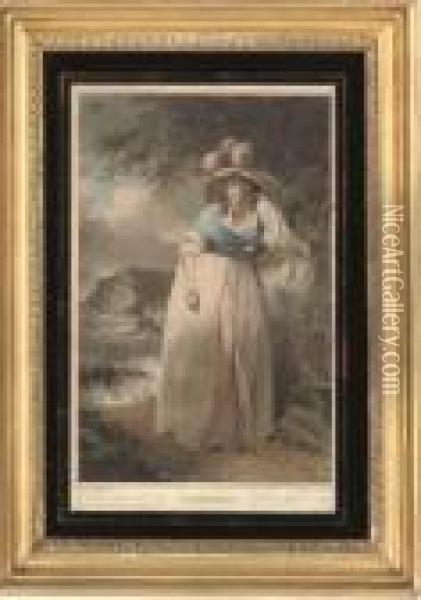 Variety; And Constancy, By W. Ward Oil Painting - George Morland