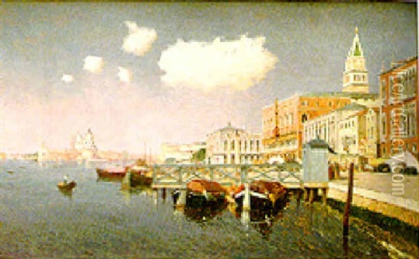 Venecia Oil Painting - Antonio Rizzi