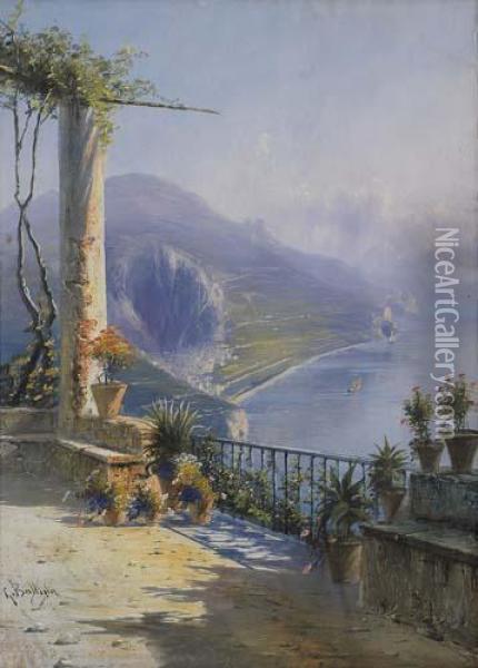 Veduta Di Amalfi Oil Painting - Giovanni Battista
