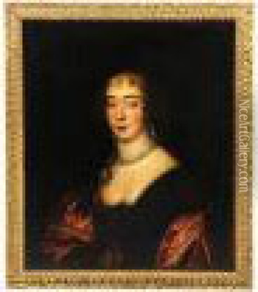 A Portrait Of A Lady Oil Painting - Sir Peter Lely