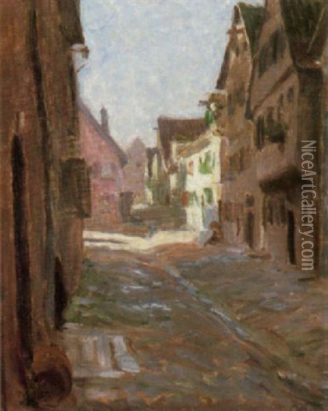 Ansicht Von Lindstedt Oil Painting - Eugen Von Kahler