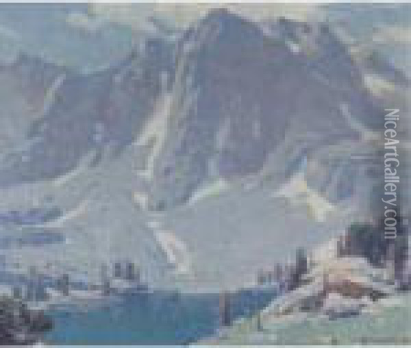 Mountain Landscape Oil Painting - Edgar Alwin Payne