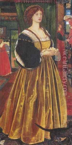 Clara von Bork Oil Painting - Sir Edward Coley Burne-Jones