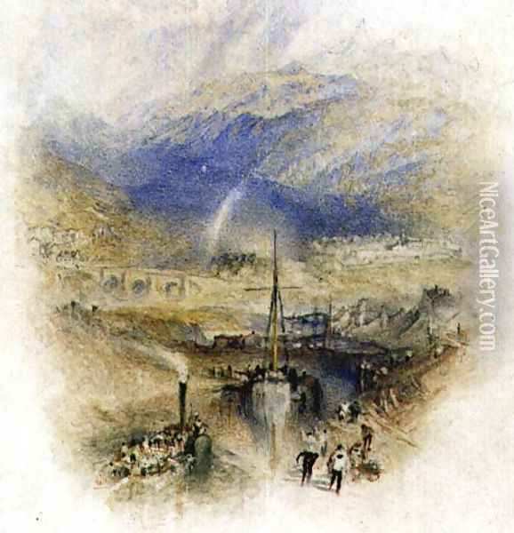 Fort Augustus, Loch Ness Oil Painting - Joseph Mallord William Turner