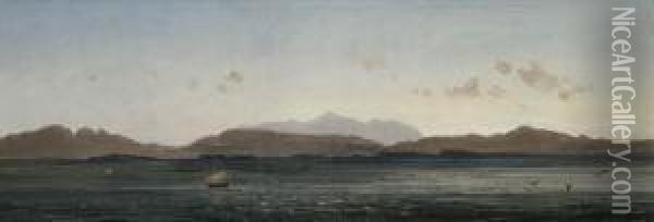 Insel Samothrake-griechenland Oil Painting - Christian Johannes Wilberg