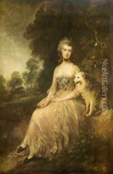 Mrs. Mary Robinson (Perdita) Oil Painting - Thomas Gainsborough