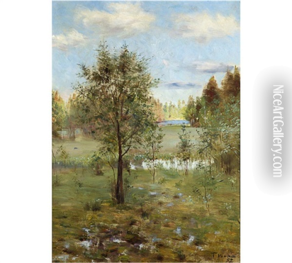 Landscape Oil Painting - Torsten Wasastjerna