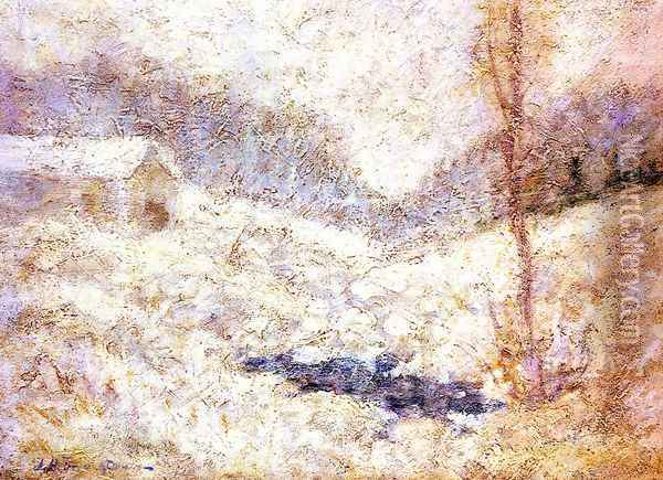 Winter Scene2 Oil Painting - John Henry Twachtman