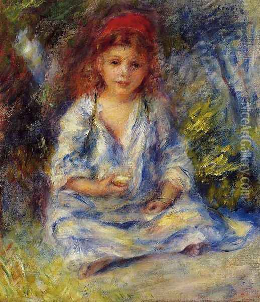 The Little Algerian Girl Oil Painting - Pierre Auguste Renoir