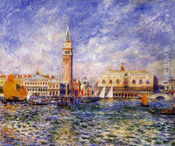 The Doges' Palace, Venice Oil Painting - Pierre Auguste Renoir