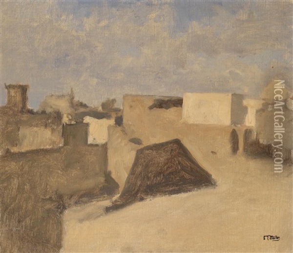 Agyptische Stadt Oil Painting - Carl Leopold Mueller