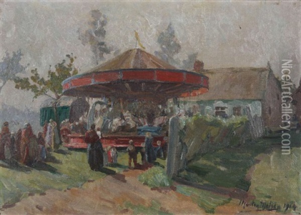 Le Carrousel Oil Painting - Marten Melsen