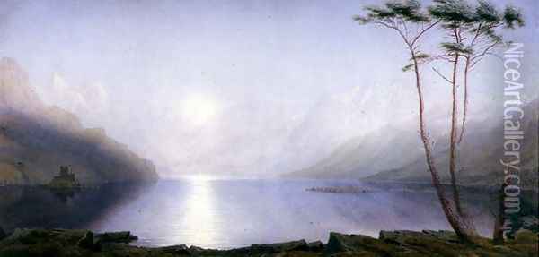Loch Duich, Summer Moonlight Oil Painting - William Turner