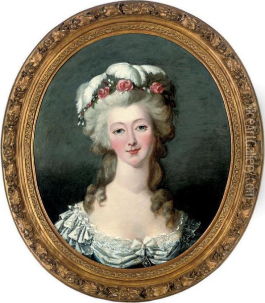 Portrait Of A Lady Oil Painting - Elisabeth Vigee-Lebrun
