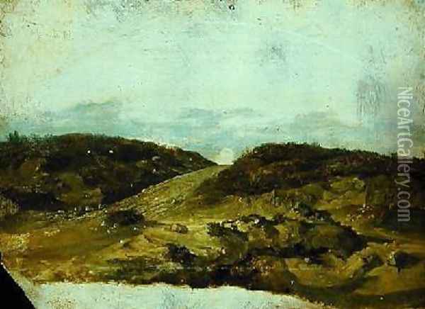 Heath Track Oil Painting - Christian Morgenstern