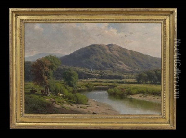 The Susquehanna Oil Painting - William Blair Bruce