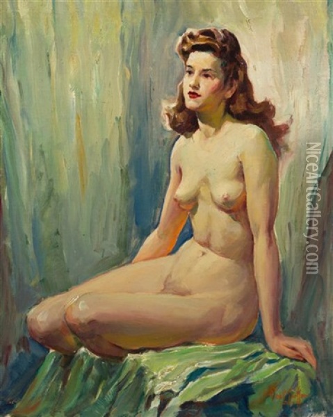 Nude Oil Painting - Glenn C. Sheffer