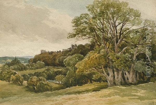 Arundel Castle Oil Painting - Edmund Morison Wimperis