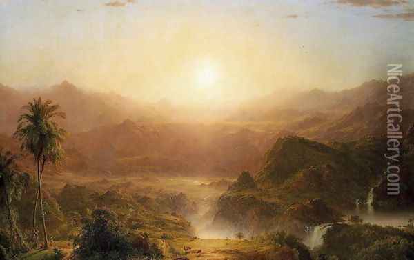 The Andes Of Ecuador2 Oil Painting - Frederic Edwin Church