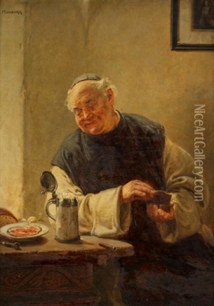 Midday Respite Oil Painting - Adolf Humborg