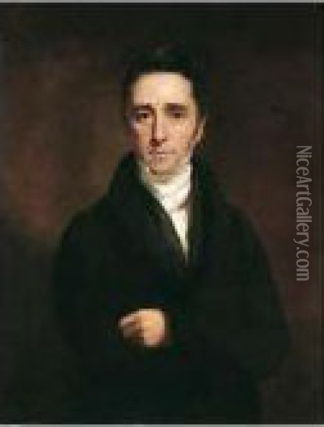 Portrait Of Francis Lord Jeffrey (1773-1850) Oil Painting - Colvin Smith