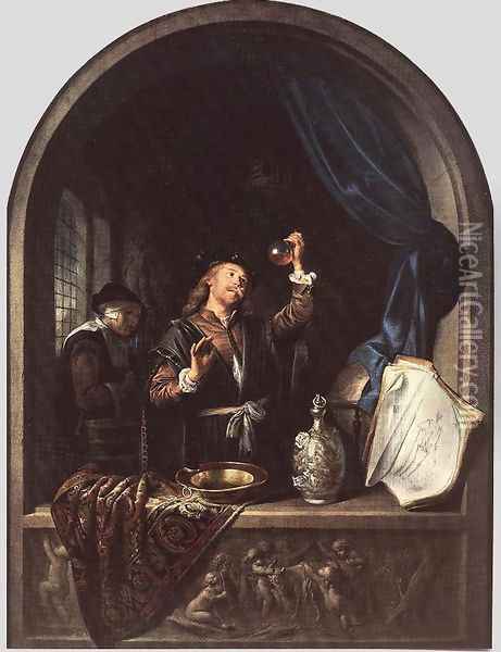 The Physician Oil Painting - Gerrit Dou