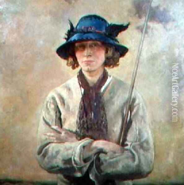 The Angler Oil Painting - Sir William Newenham Montague Orpen